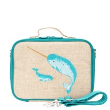 Teal Narwhal Lunch Box